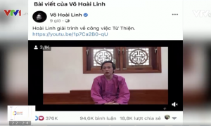 Hoài Linh, Trấn Thành, Thuỷ Tiên được nhắc đến trên VTV1 về chủ đề Từ thiện chuyên nghiệp